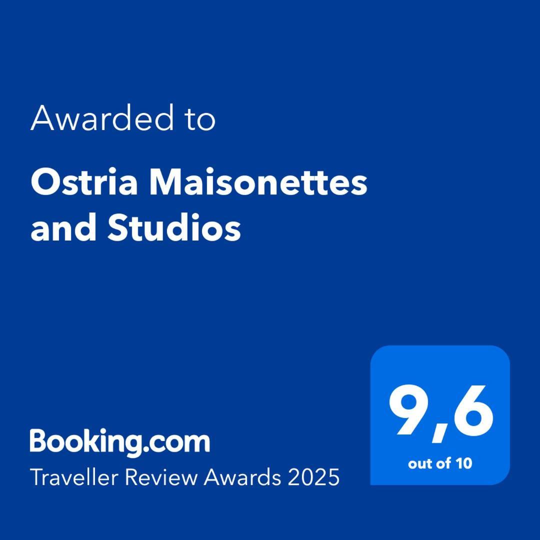 Ostria Maisonettes&Studios Stoúpa Extérieur photo